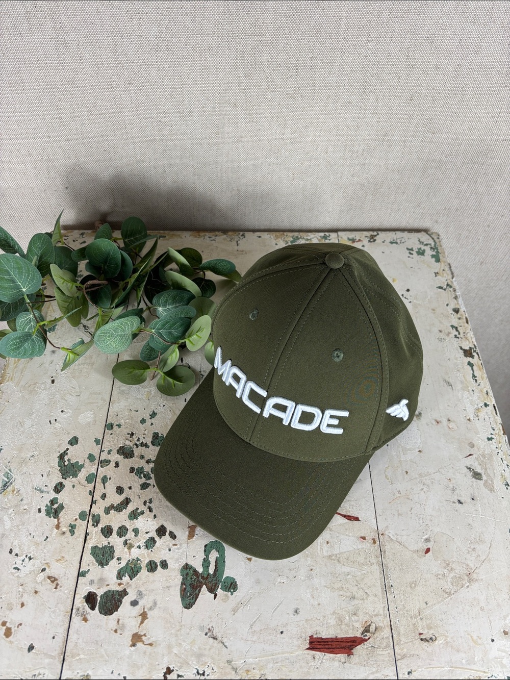 MACADE > Olive Green Baseball Cap